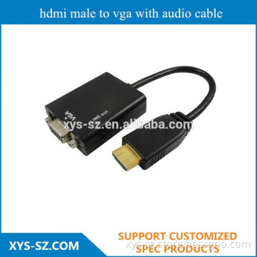 hdmi male to vga with audio cable